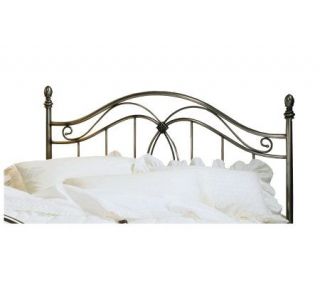 Hillsdale House Milano King Headboard   Antiqued Pewter Finish