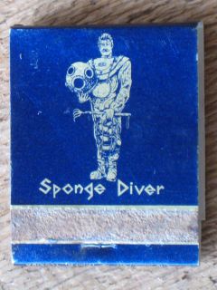 VTG MATCHBOOK Sponge Diver LOUIS PAPPAS RIVERSIDE RESTAURANT TARPON