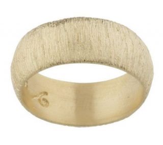 Veronese 18K Clad Textured Band Ring —