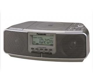 Panasonic RC CD500 AM/FM CD Clock Radio with Digital Tuning — 