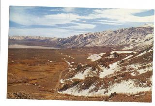 Vintage Postcard Highway 395 Mono Lake Sierra Nevada 3 1 2 x 5 1 2