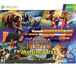 Kinect Cabelas Hunting Party with Gun   Xbox 360 —