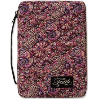 Faith Bible Cover Quilted x Large Gregg 4027053 Paisley Print XL