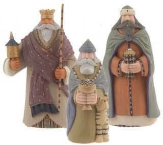 Williraye O Holy Night Set of Three Wise Men Figurines —