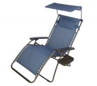Bliss Hammock XL Gravity Free Recliner with Canopy & Cup Tray