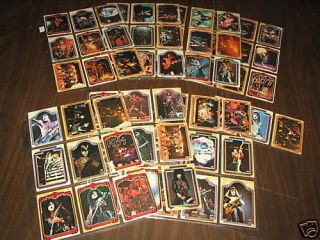 Kiss Trading Cards 1978 Donruss Series 1 Complete Set