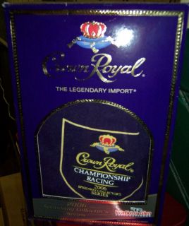 Crown Royal Whiskey 2006 Watkins Glen Speedway Box & Bag 