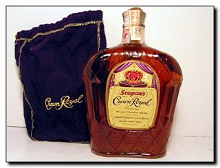 Unopened Bottle Segrams Crown Royal Whiskey Vintage 1968