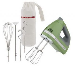 KitchenAid Professional 9 Speed Digital Hand Mixer w/ Bag&Attachments 