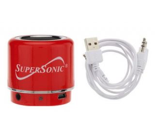 SuperSonic Portable Wireless Bluetooth Speaker   E223130