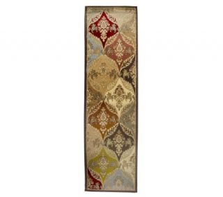 HomeReflections Ornate Diamond Persian Panel 27 X 97 Power Loomed 