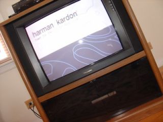TV Panasonic 27 Screen Color TV Remote CRT Television TV Wood Box
