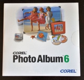 Corel Photo Album 6 digital photograph image management software Brand