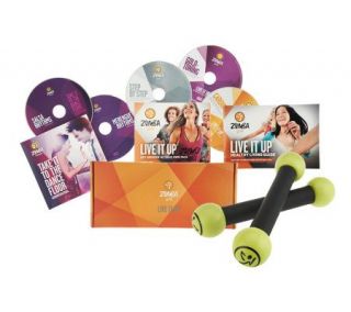 Zumba Gold Live It Up Fitness Program &Take It To The DanceFloor DVDs 