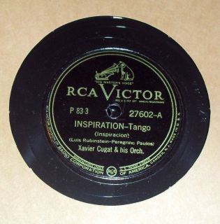 XAVIER CUGAT AND HIS ORCHESTRA TANGOS 78 VICTOR RECORD SET (4)