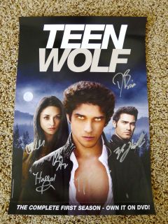  SIGNED POSTER 6 AUTOGRAPH COMIC CON SDCC 2012 TYLER POSEY CRYSTAL REED