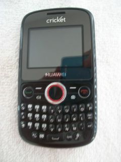 Huawei Pillar Black Cricket Cellular Phone