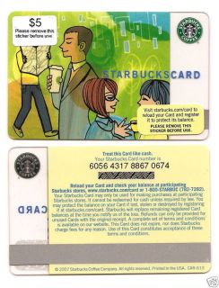 Starbucks Coffee Connections Corporate Gift Card 6056