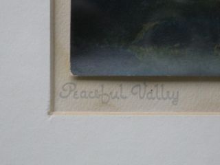 Maxfield Parrish Peaceful Valley Original Print 8 x 11