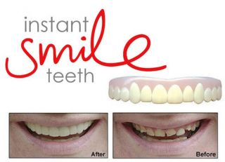   Instant Smile Teeth Cosmetic False Fake Dentures Dental Makeover