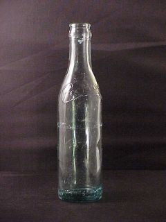 Antique 1910 Scripted Font Cocheco Green Glass Soda Bottle