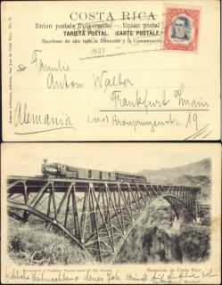costa rica postcard to germany 4 cts 1907 14x14 1907
