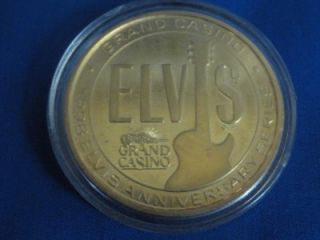 Grand Casino Collector Coin Elvis Presley King Creole