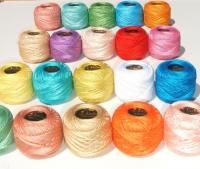 24 Pearl Cotton Balls Anchor by J P Coats No 8 Crochet