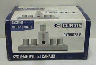Curtis DVD5028P 5 1 Channel DVD Home Theater Speaker System Wm L20