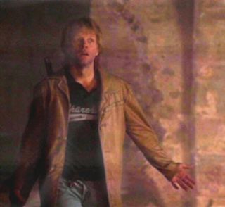 Jon Bon Jovi Black T Shirt from the film VAMPIRES LOS MUERTOS