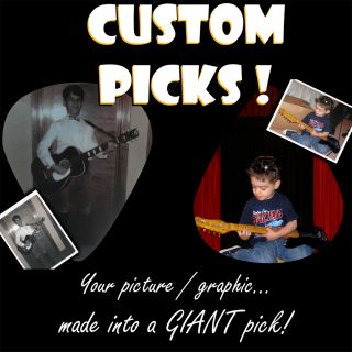Huge Giant Guitar Pick Wall Art Custom Design Your Idea