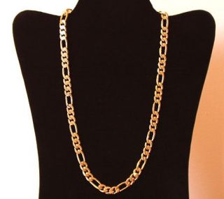  Mens Classic Figaro Link Chain Necklace 20 or Custom Size