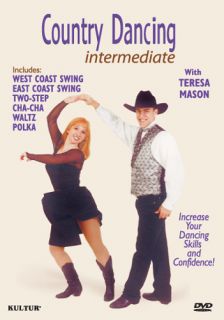 Intermediate Country Dance Two Step Cha Waltz Polka DVD 032031214897