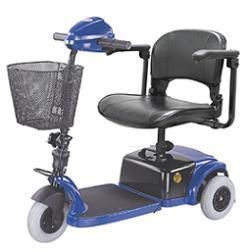 CTM HS 125 3 Wheel Electric Mini Mobility Travel Scooter Cart Foldable