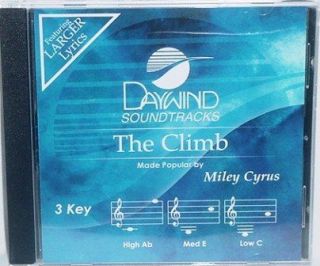 Miley Cyrus The Climb Accompaniment Soundtrack New CD