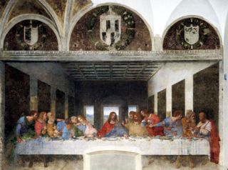 leonardo da Vincis last supper painting, 13200 pieces puzzle by
