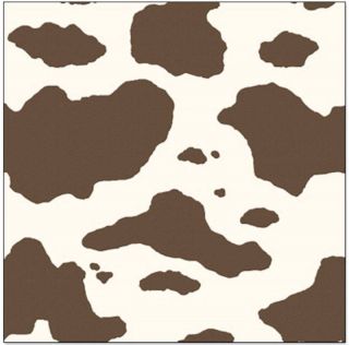 Cowhide 12x12 Flocked Scrapbooking Paper Cowboy Ranch Cattle