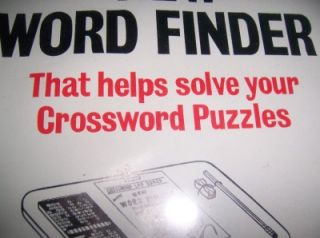 Vintage Crossword Lap Board Word Finder Game Home BRCR