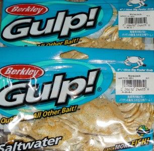  Berkley Gulp Saltwater 4 Rig peeler Crab Fishing Lures! T&Js TACKLE