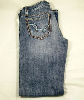 Rock 47 Dakota Dreamer Wrangler womens jeans WHX54DD 11 x 34 horse
