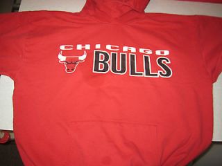 Vintage Chicago Bulls Hooded Sweater Medium ?