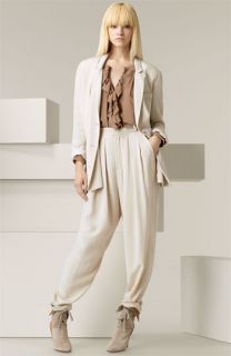 Chloé Silk Crepe Blouse with Silk Cady Jacket & Full Trousers