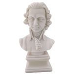 Mozart Musician Marble Bust Statue NIB