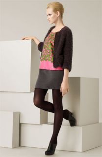 MARC JACOBS Silk Top & Knit Skirt with Bouclé Jacket