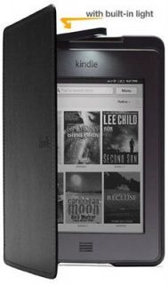  Kindle Touch Lighted Leather Cover   Black
