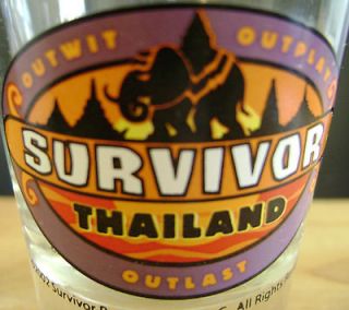 Survivor Thailand Shot Glass CBS TV Reality Show 5th Season 2002