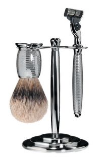 The Art of Shaving® Engraved Nickel Shaving Set