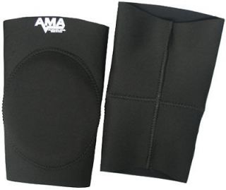 AMA Black Alternate Knee Pads Small, Wrestling Pro MMA Football Judo