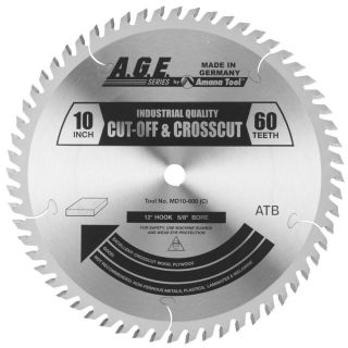 Amana Tool MD10 600 10 Cut Off & Cross cut Table saw blade
