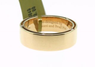 Damiani 18kt Yellow Gold and Diamond Wedding Band Ring